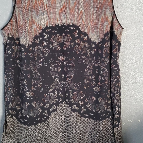 Daniel Rainn exposed zipper floral blouse - Picture 2 of 7